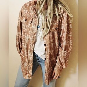 BiBi Paisley Shirt Shacket Jacket